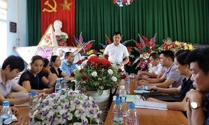 Kiểm tra chuyên ngành An toàn thực phẩm tại bếp ăn tập thể trường học tại Hà Giang 2019