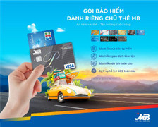 Chủ thẻ MB được bảo hiểm khi gặp rủi ro trong giao dịch thẻ