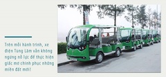 Xe điện Tùng Lâm và hành trình lăn bánh
