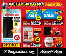 Ngập tràn quà tặng miễn phí cùng cơ hội mua SmartTV 4K 55’’ với giá 1000 đồng tại MediaMart Long Biên