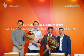 Vinsmart ra mắt ti vi thông minh chạy hệ điều hành Android TV của Google