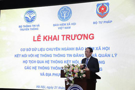 Khai trương cơ sở dữ liệu chuyên ngành BHXH