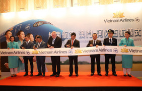 Vietnam Airlines khai trương đường bay giữa Hà Nội và Ma Cao