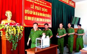 Quyên góp gần 200 triệu đồng ủng hộ chiến sỹ hy sinh khi cứu người bị nước cuốn trôi