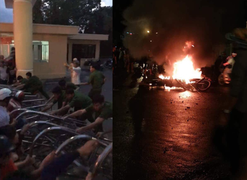 Đám đông xuống đường gây rối: Bình Thuận thông tin chính thức