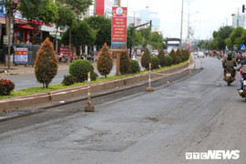 Dân bức xúc tố đường chưa hỏng bị đào xới, biến thành 'tấm áo vá' ở Đắk Nông