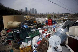 Hình ảnh gây sốc ở khu giàu có nhất nhì Seoul