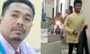 Thầy giáo Malaysia lái xe trong ký túc xá để đánh thức học sinh