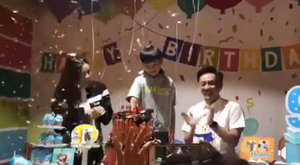 Hồ Ngọc Hà - Cường Đô la cùng tổ chức sinh nhật cho Subeo