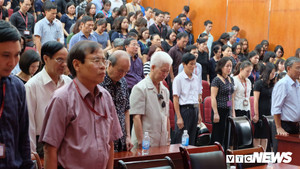 Xúc động phút tưởng nhớ Thứ trưởng Bộ GD&ĐT Lê Hải An ở Đại học Mỏ - Địa chất