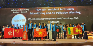 Sản phẩm quan trắc môi trường của người Việt giành 'Oscar' về công nghệ thông tin