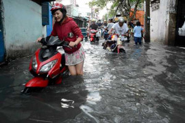 Cảnh báo triều cường đạt đỉnh: Các vùng trũng TP.HCM sẽ ngập nặng