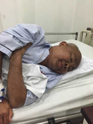 'Lão Quềnh' Hán Văn Tình phù nề, yếu ớt rời viện sau 2 năm điều trị ung thư