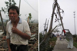 Vòi rồng quét qua Trung Quốc, 78 người chết, 500 người bị thương