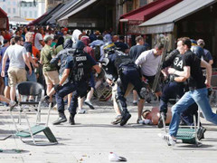 Trước trận chung kết Euro 2016: Pháp vật lộn với hooligan và ẩu đả