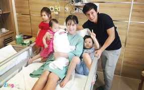 Lan truyền bức ảnh chồng đưa đi khám vì có bầu lần 5, Vợ Lý Hải lên tiếng