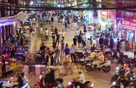 Phố đi bộ Bùi Viện khai trương vào ngày 19/8