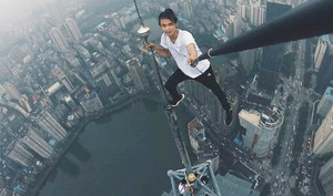 Trước khi chết, diễn viên Trung Quốc từng thách thức độ cao 1.000 m