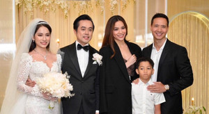 Trấn Thành, Hồ Ngọc Hà, Thu Minh...dự tiệc cưới của Dương Khắc Linh và Sara Lưu