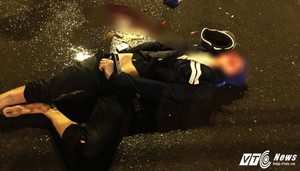 Phóng xe ngược chiều tông trực diện taxi, nam thanh niên nhập viện