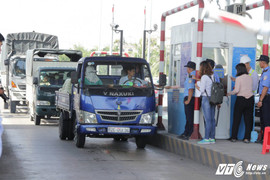 Điều xe cứu hộ, cứu hoả đến trạm BOT Cai Lậy ngày thu phí trở lại