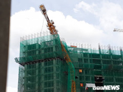 Cần cẩu gãy đổ, suýt đâm nhà dân: Đình chỉ thi công dự án Vạn Thái Land