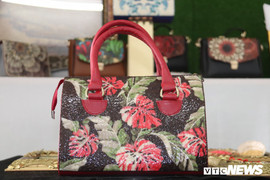 Ảnh: Túi xách đính hạt gạo độc đáo của chàng trai Cần Thơ