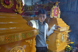 Tang thương lễ tang 3 người bị container đè chết thảm ở Đồng Tháp