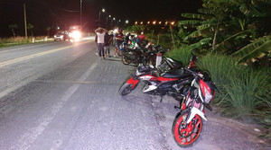 Vây bắt hơn 100 thanh niên tụ tập đua xe lúc rạng sáng ở Kiên Giang