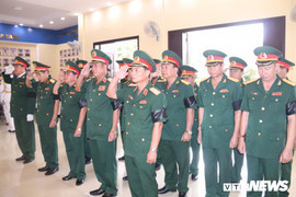 Ảnh: Quân khu 9 tổ chức lễ viếng nguyên Chủ tịch nước Lê Đức Anh