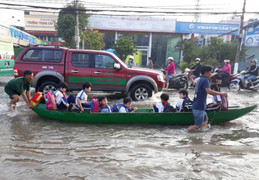 Triều cường lịch sử, Cần Thơ cho học sinh nghỉ học