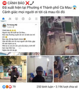 Triệu tập nữ facebooker bịa tin 'người mặt đen' bắt cóc trẻ em ở Cà Mau