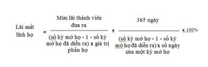 Lãi suất 'chơi' hụi không được vượt quá 20%/năm