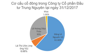 Phân chia quyền lực của vợ chồng Đặng Lê Nguyên Vũ ở Trung Nguyên