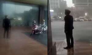 Đuổi người trú nhờ giữa giông lốc khủng khiếp, bảo vệ khách sạn Grand Plaza bị dư luận gọi là kẻ máu lạnh