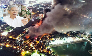 Nghi vấn rò rỉ thuỷ ngân sau vụ cháy Công ty bóng đèn Rạng Đông: Những ô nước hở sau mưa rất nguy hiểm