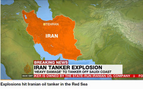 Tàu dầu Iran phát nổ ngoài biển Ả-rập Xê-út, nghi do khủng bố
