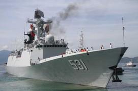 3 chiến hạm hải quân Trung Quốc ghé thăm cảng Cam Ranh