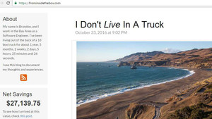 Chàng kỹ sư Google chọn sống trong xe tải để về hưu trước tuổi 30