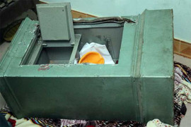 'Siêu trộm' dùng xà beng phá két 'cuỗm' vàng