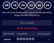 Lại có người trúng xổ số Vietlott gần 49 tỷ đồng ngày đầu năm mới 2017