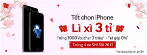Mua iPhone 'xịn' trúng SH 150i ABS 'đỉnh' tại Thế Giới Di Động