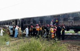 Nổ bình gas trên tàu chở khách ở Pakistan, 62 người thiệt mạng