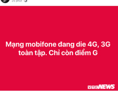 Mạng 3G/4G Mobifone bị 'sập' trên diện rộng