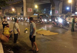 Đi bộ sang đường, người đàn ông bị xe bồn cán chết