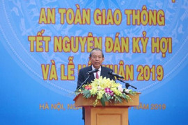 Phó Thủ tướng Trương Hòa Bình nêu hai nguyên nhân chính gây tai nạn giao thông trong dịp lễ, Tết