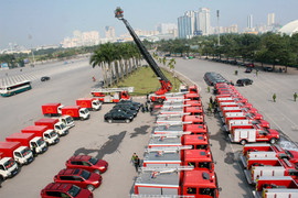 Bộ Công an có thêm 81 xe chữa cháy trị giá hơn 500 tỷ đồng