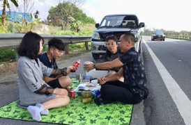 Tước bằng lái, phạt 5-6 triệu đồng với tài xế mở tiệc trên cao tốc Nội Bài - Lào Cai
