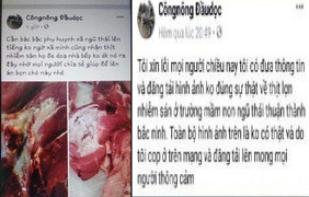 Triệu tập kẻ tung tin sai sự thật thịt lợn nhiễm sán ở trường mầm non Bắc Ninh