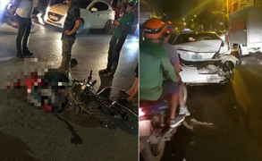 'Xe điên' tông nhiều người thương vong rồi bỏ chạy trên phố Hà Nội